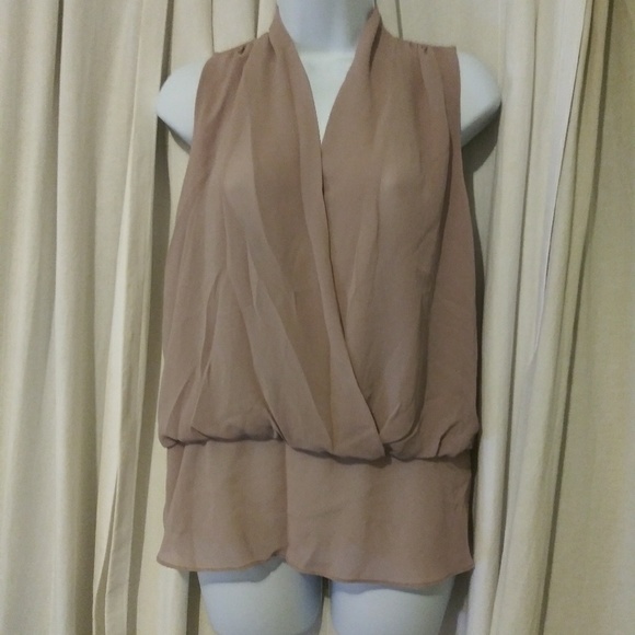 NWT Purple Beige Blouse - Picture 2 of 6